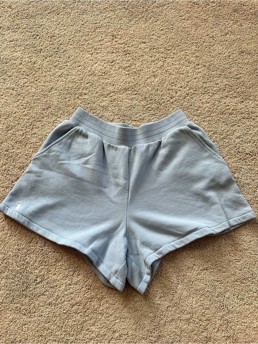Light Blue Girls Polo Ralph Lauren Shorts